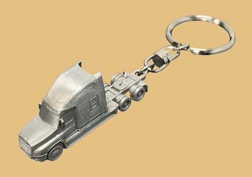 Truck driver collectible gifts keychain trinket for truckers