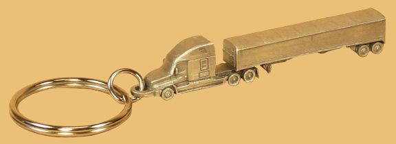 Keyring trinket collectible for truck diving dads